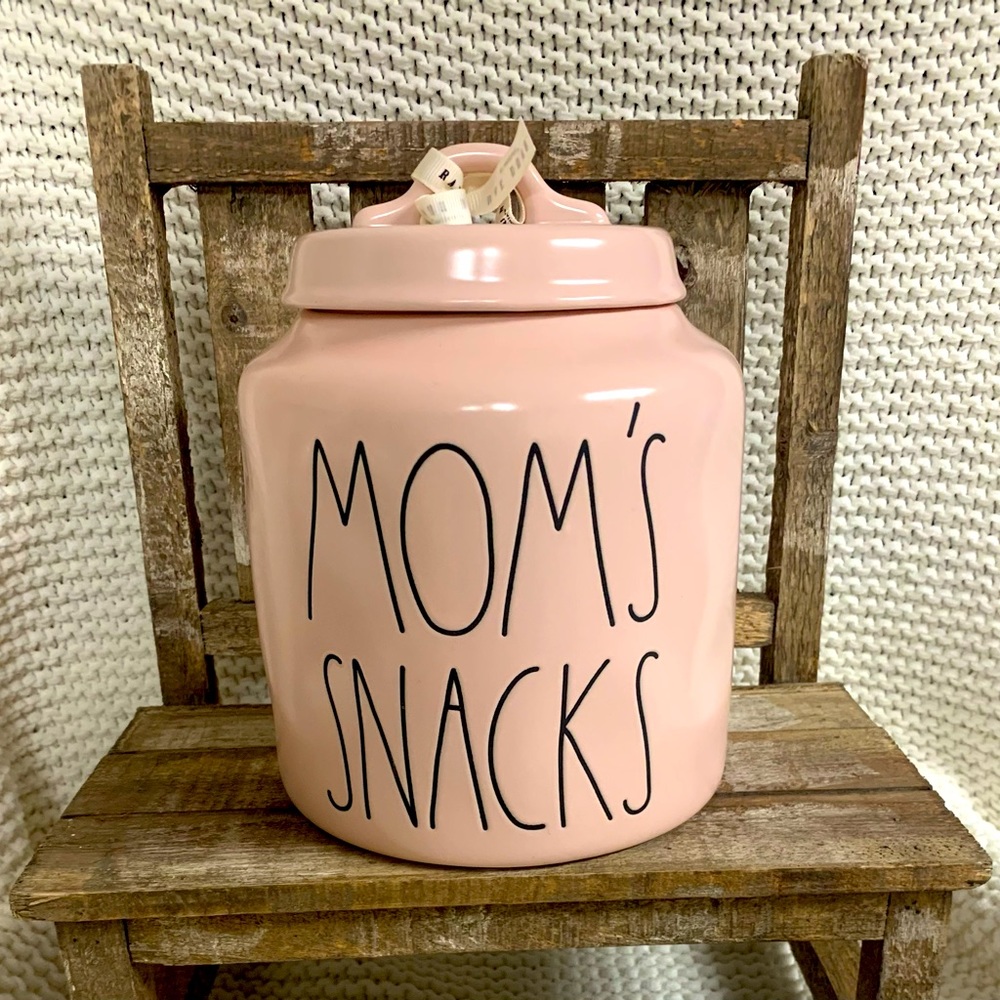 Rae Dunn Mom’s Snacks Large Canister